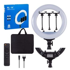 14 Inch LED Ring Light with 2.1 Meter Stand and Remote Control