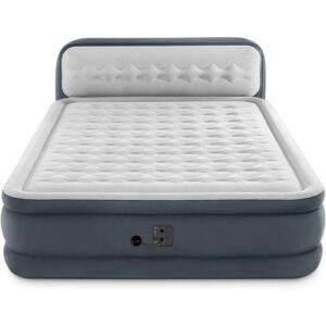 INTEX Dura-Beam Airbed Inbuilt Electric Pump & Headboard