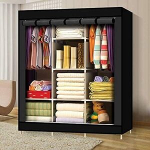 Solid Wood Portable Wardrobe
