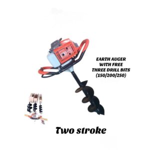 Premier Earth Auger With Free Drill Bits Earth Hole Digger 4 Stroke Petrol Engine GP-630
