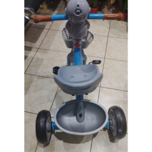 Kids Tricycle With Basket - Blue