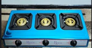 Roch RGC-307TT 3-Burner Automatic Gas Cooker