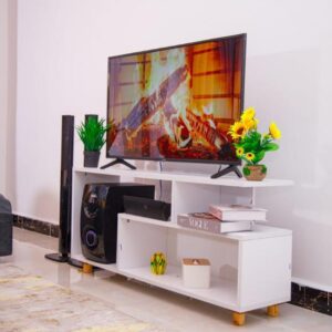 Mexico 55" TV Stand – Elegant and Functional Wooden TV Stand with Cabinets