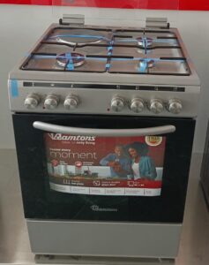 Ramtons 3G+1E 60x60 Silver Cooker – RC/606