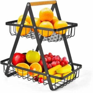 2-Tier Removable Fruit Basket