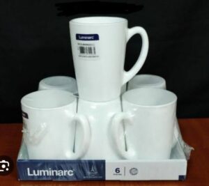 Luminarc New Morning Cups White 6pcs