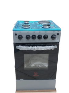 Eurochef Standing Cooker 3G+1E 50×55 Electric Oven