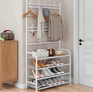 Multi-Purpose Shoe Rack and Hat Rack